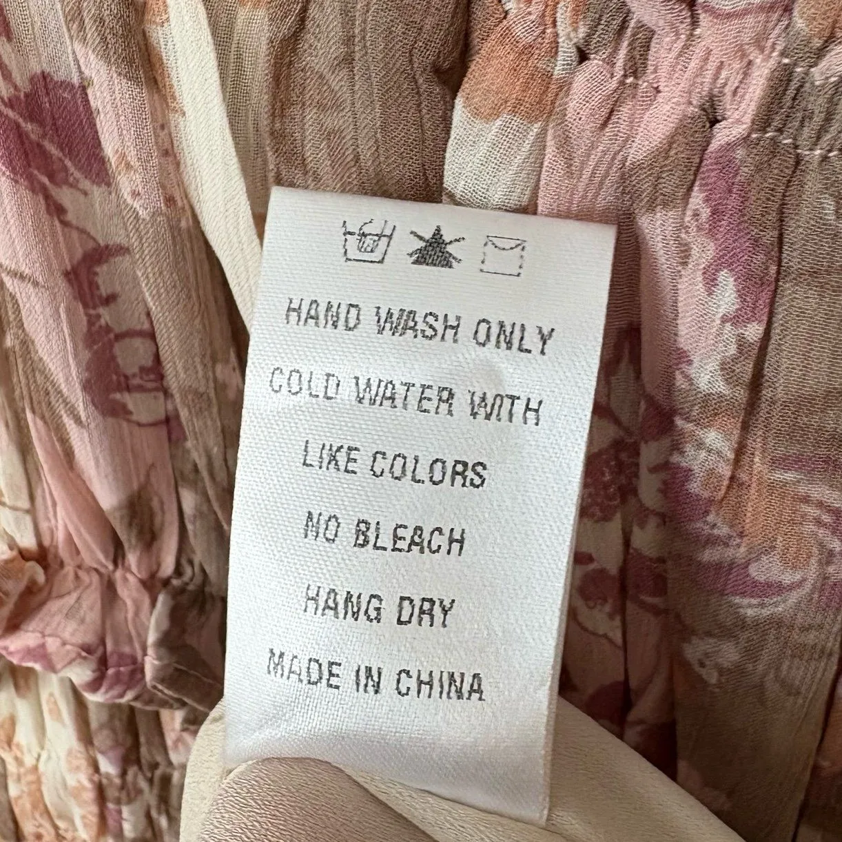 Vici Brown And Pink‎ Floral Maxi Dress Size Medium - Image 10