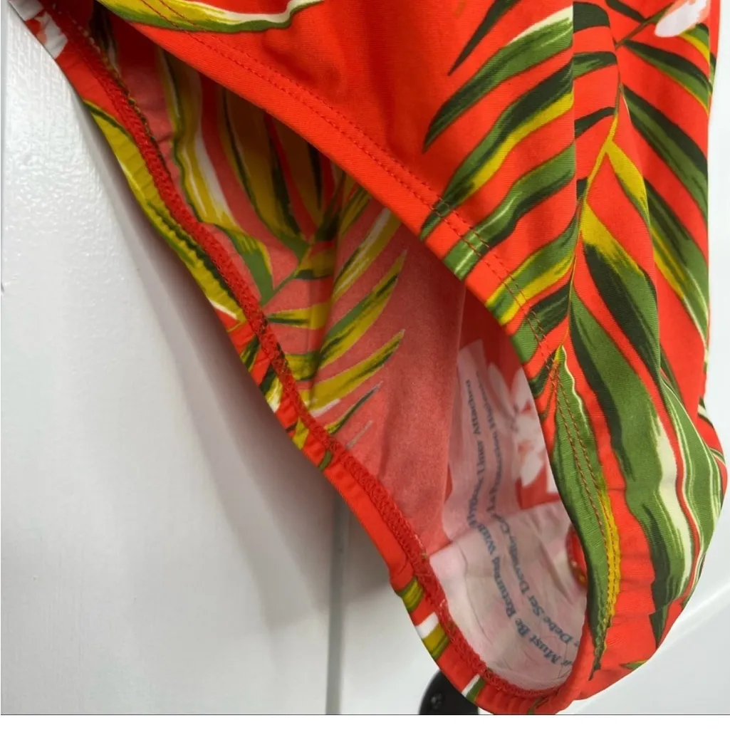 Kona Sol Red and White Swimsuit - Image 3