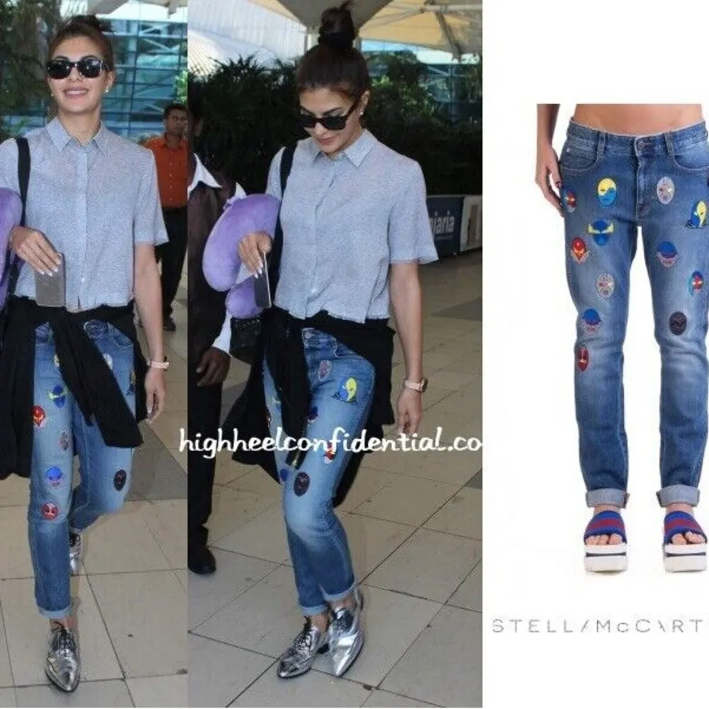 Stella McCartney Super Hero Patch Design Jeans 28 Boyfriend Fit Rare - Image 3