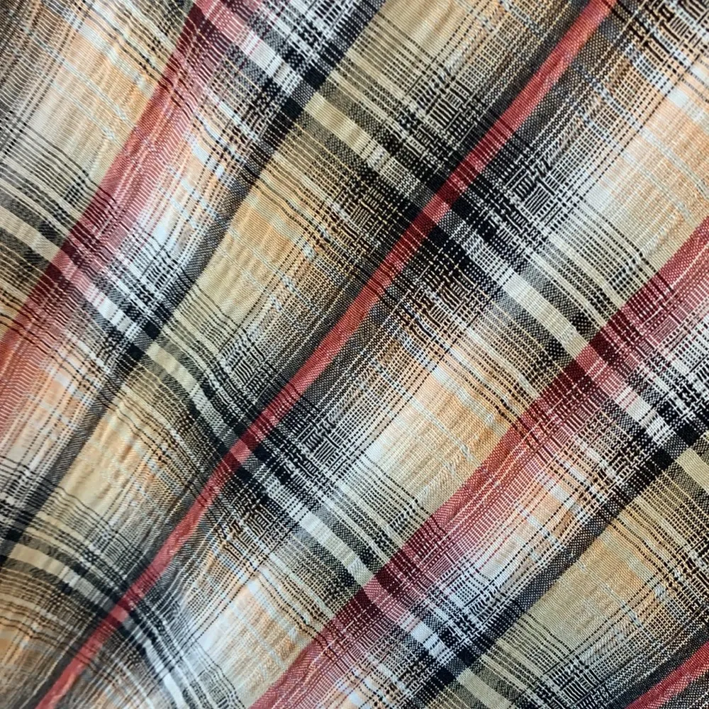 Woolrich Plaid Short Sleeve Dress Size L - Image 3