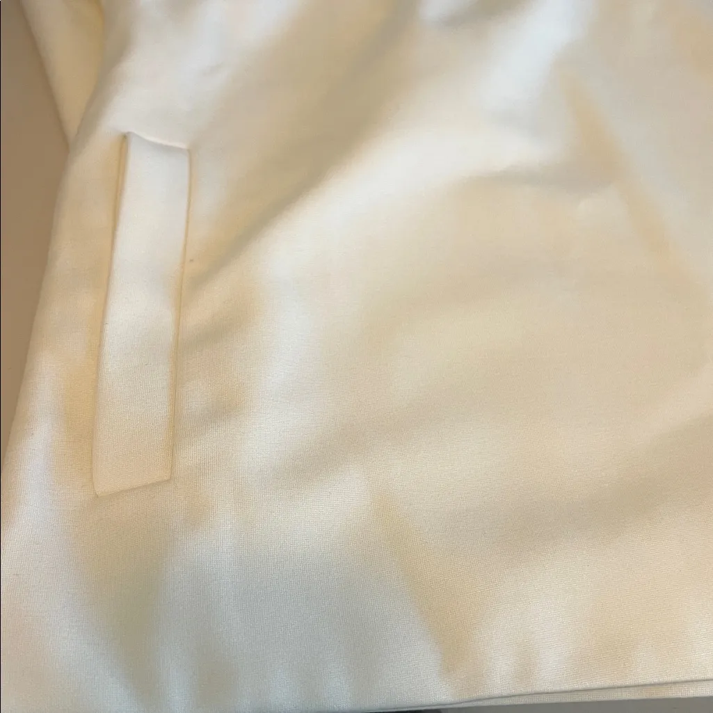 Eileen Fisher Ivory Flex Tencel Ponte Jacket Size Medium - Image 9
