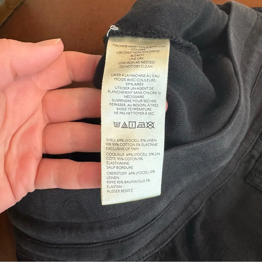 Anthropologie The Nomad High Rise Joggers Pants Black Size XL Gorpcore earthy - Image 5