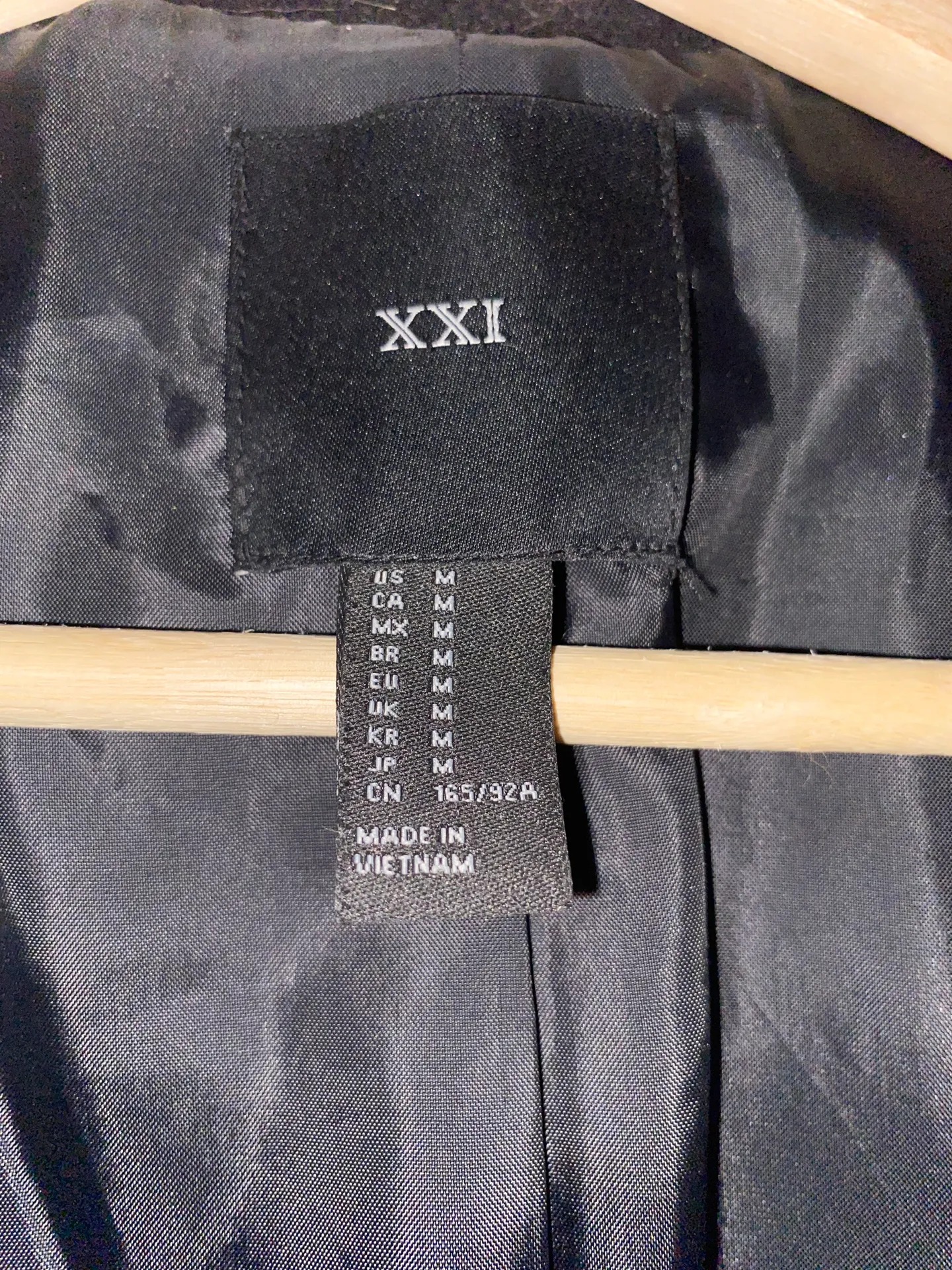 Forever 21 Long Black Winter Peacoat - Image 3