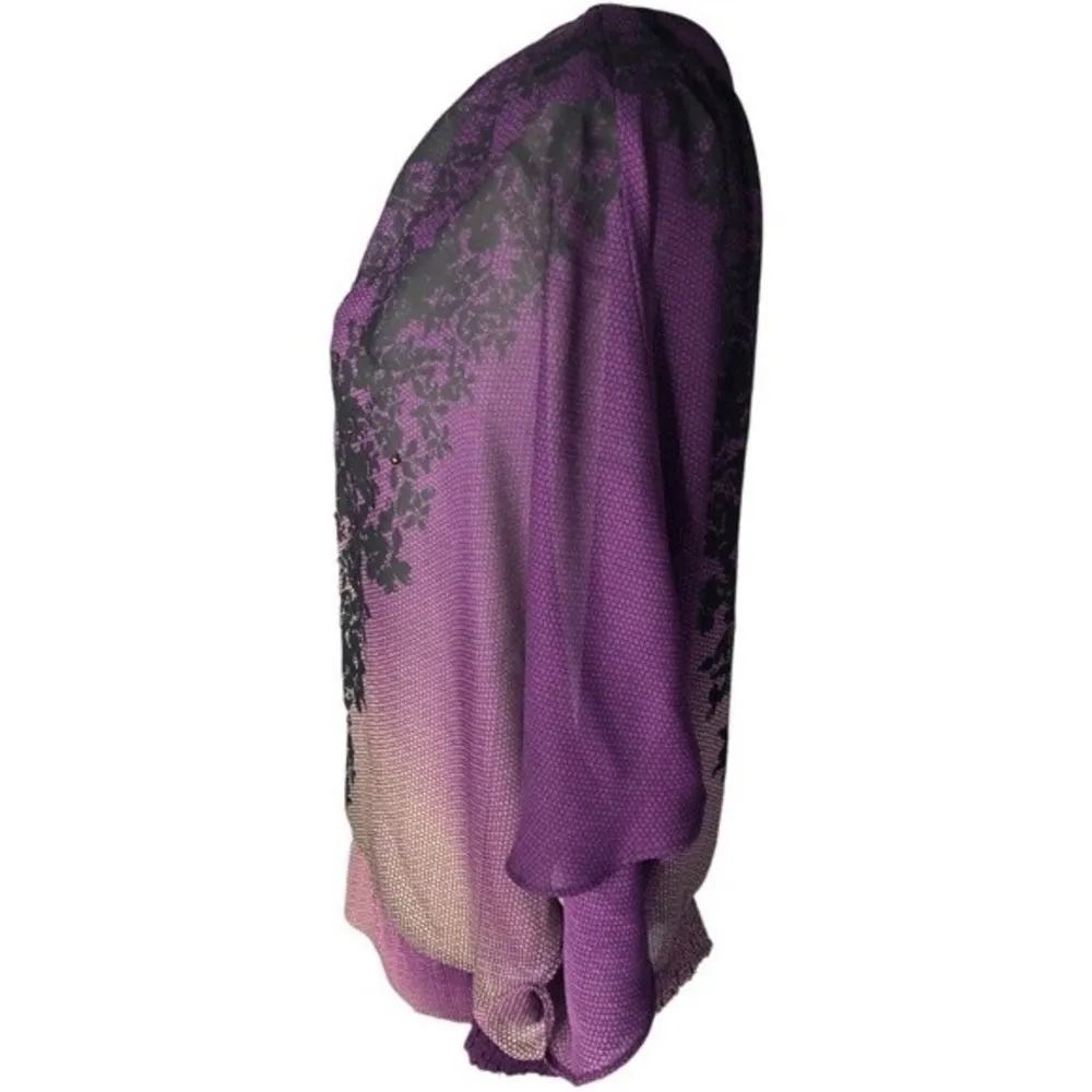 Rampage Floral Lace Jewel Detail One Shoulder Blouse - Image 74