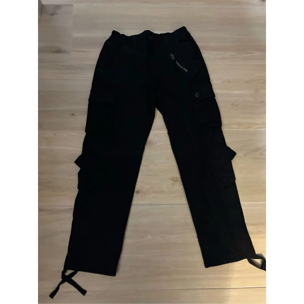 NEW Tactical Military Combat Cargo Streetwear Y2K Pants 8 Black - Image 8