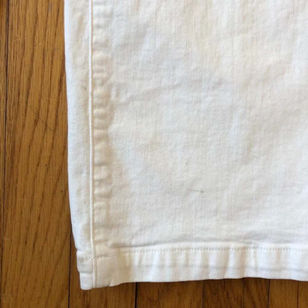 Madewell NWOT Women's Perfect Vintage Wide Leg White Jeans 32 - Image 3