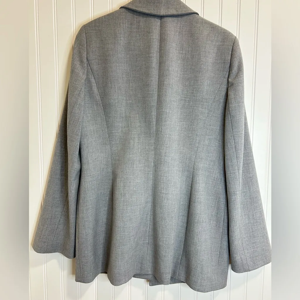 Austin Reed Classic Gray Women's Blazer vintage. USA long sleeve Size 8 - Image 6