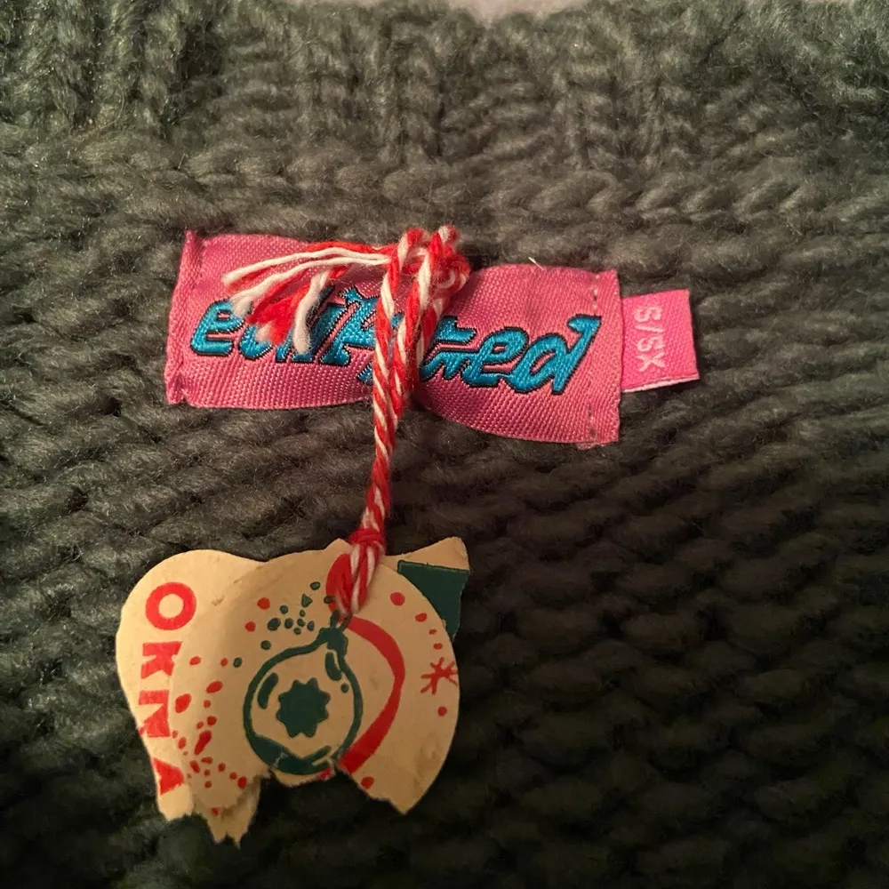 Edikted Mega Star Intarsia Crop Sweater - Image 2