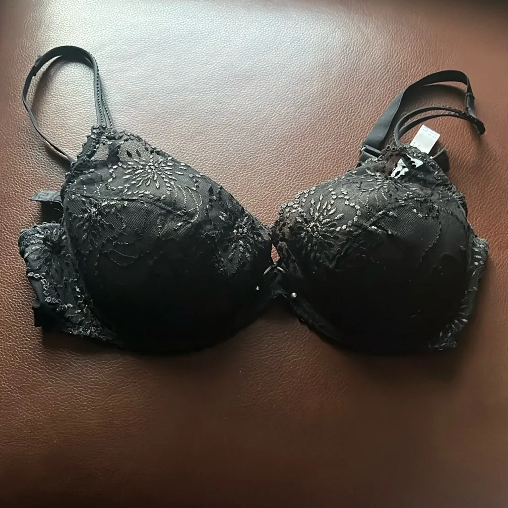 Marie Jo Jane lace push up bra 38C Black Size undefined - Image 2