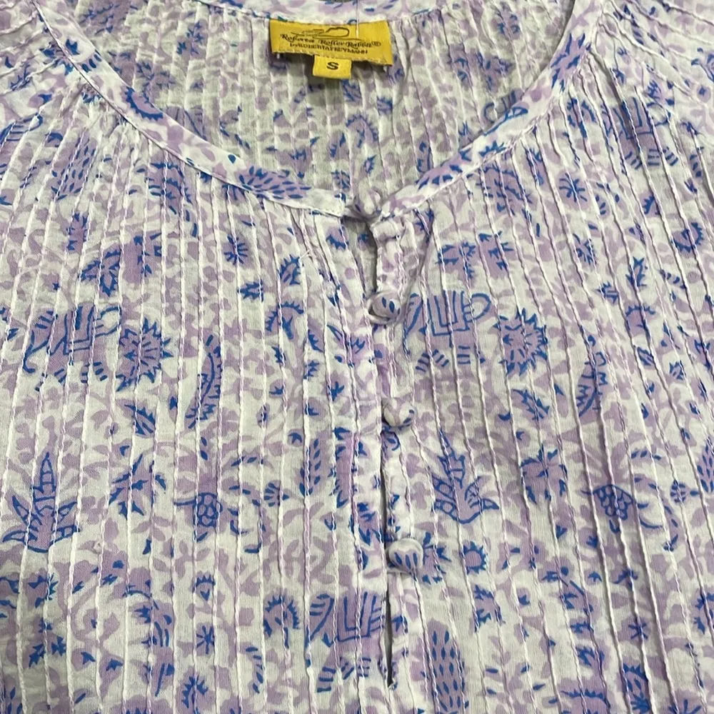 Roberta Roller Rabbit purple elephant tunic small - Image 3