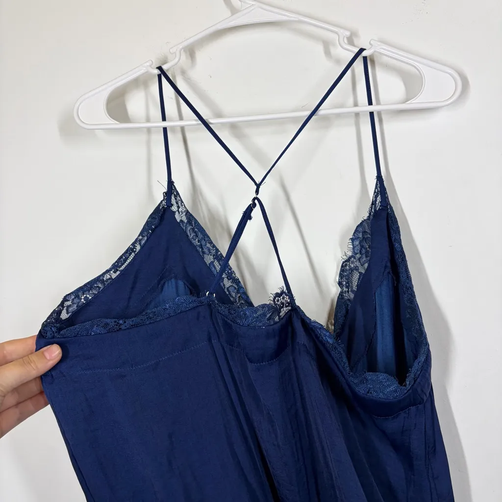 Free People Satin Lace Bodysuit Size Medium - Image 6