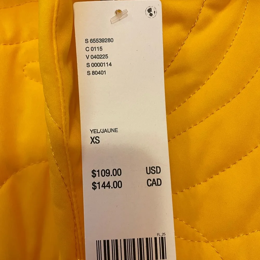 Urban Outfitters Bright Yellow Fun “Bubble Puffer” Quilted Jacket NWT -XS - Image 11