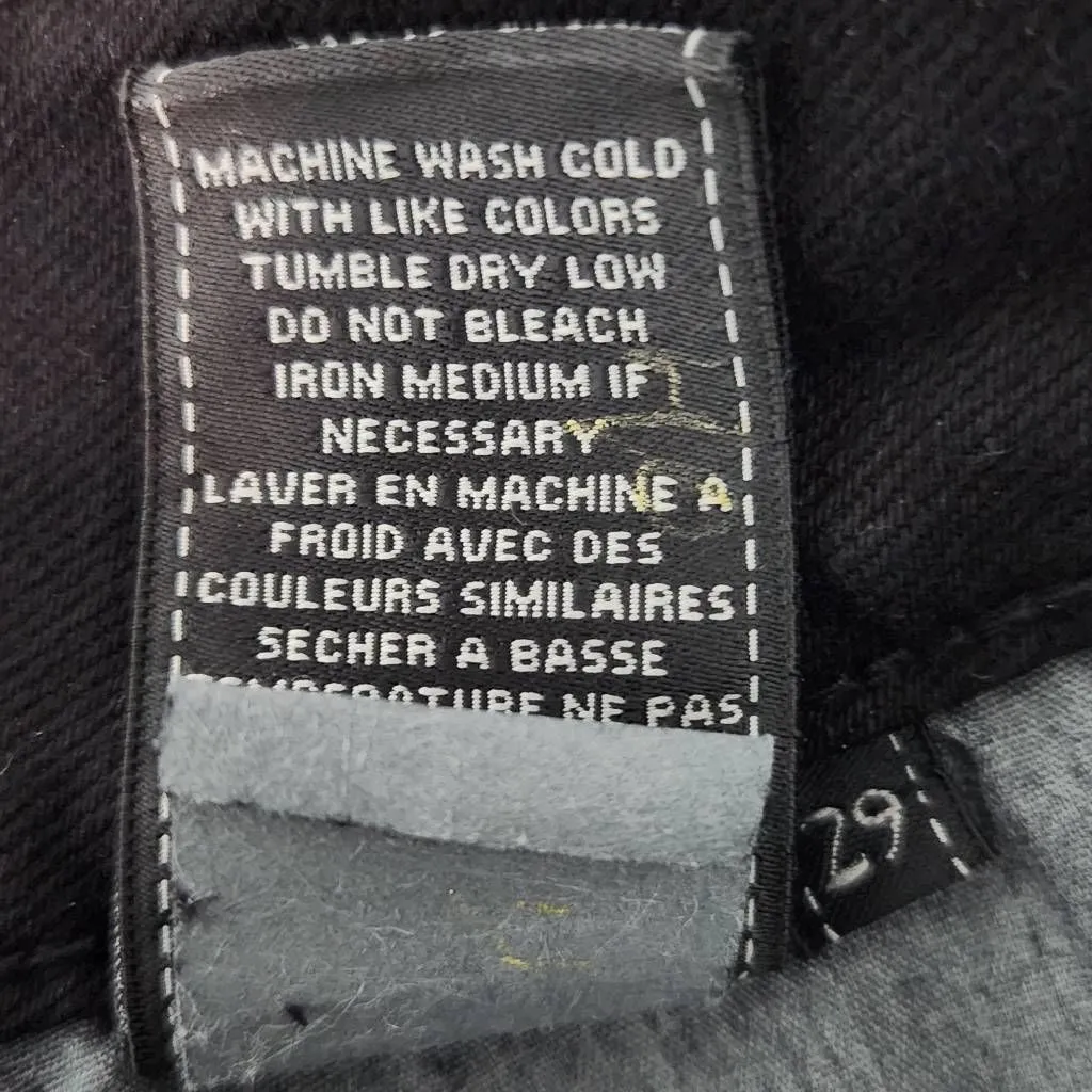 Black Orchid Black Distressed Jean Shorts NWT Size 29 Cut-Off Black Denim Shorts - Image 10