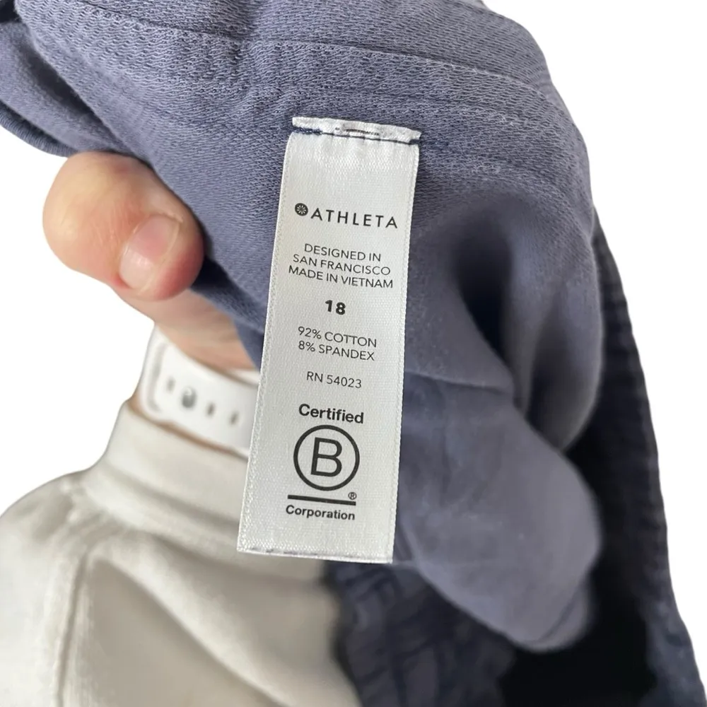 Athleta Farallon Printed Joggers in Inversion Medieval Violet Size 18 - Image 13