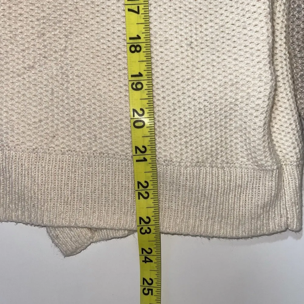 Province Cream & Tan Cross-back Pullover Knit Sweater - Image 10