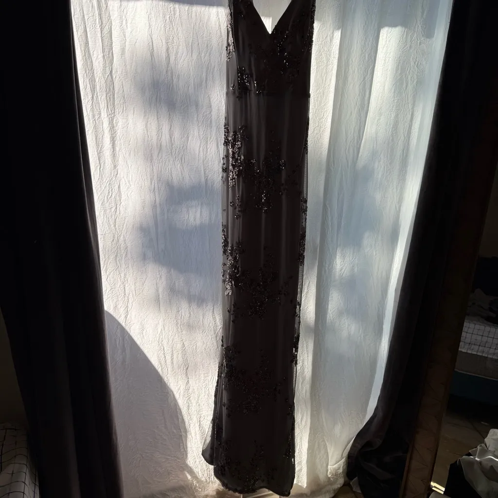 NWT Windsor Gray Purple Sequin  Dress - Image 5