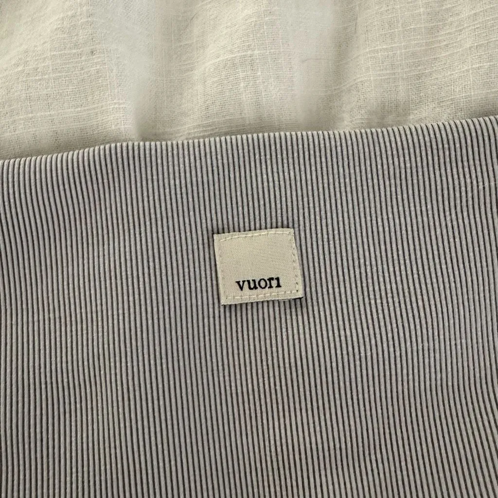 Vuori Women’s Extra Small Striped Ribbed Studio Legging Athleisure Athletic Work - Image 5