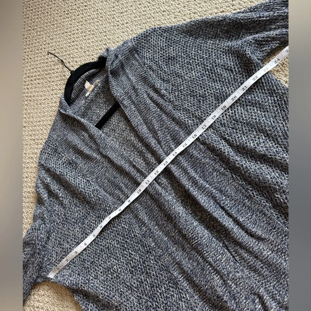 Eileen Fisher Women's Blue 100% Linen Lightweight Sweater Cardigan Size Large - Image 4