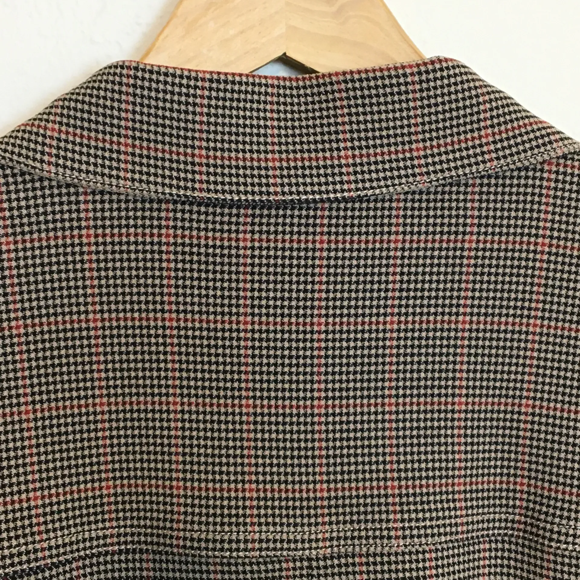 We Wore What | NWT Plaid Tan Utility Jumpsuit - Image 6