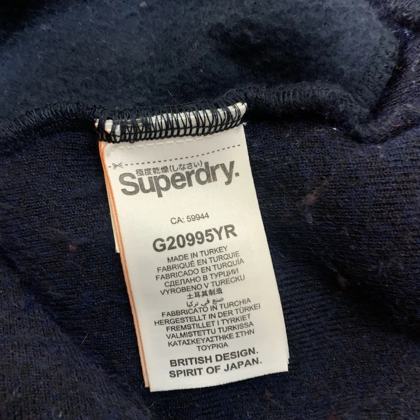 Superdry Blake Borg Hoodie Pullover Small Medium Streetwear Fleece - Image 5