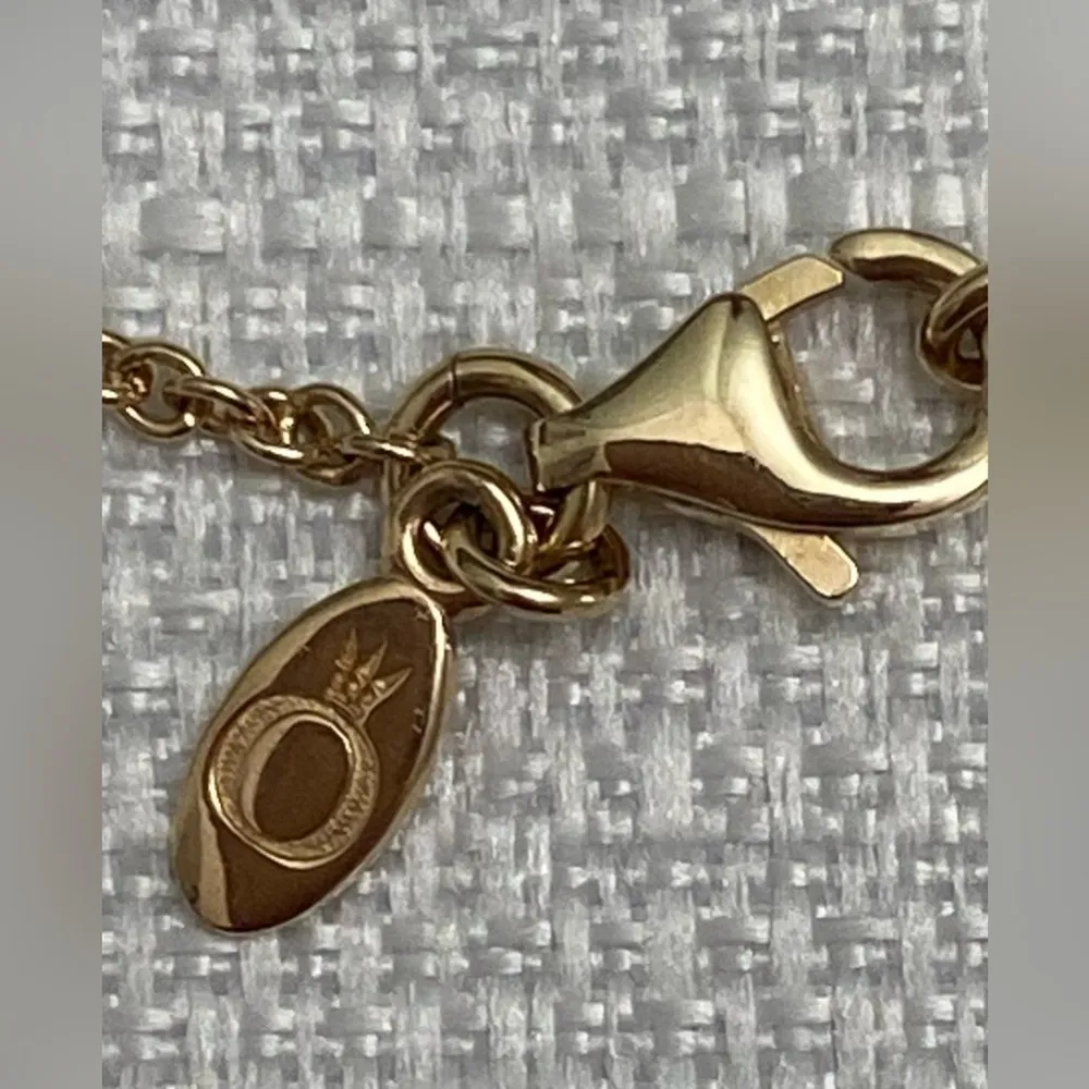 New Pandora Solid Yellow Gold 14k 24" Necklace Pendant Earrings Set with CZ - Image 3