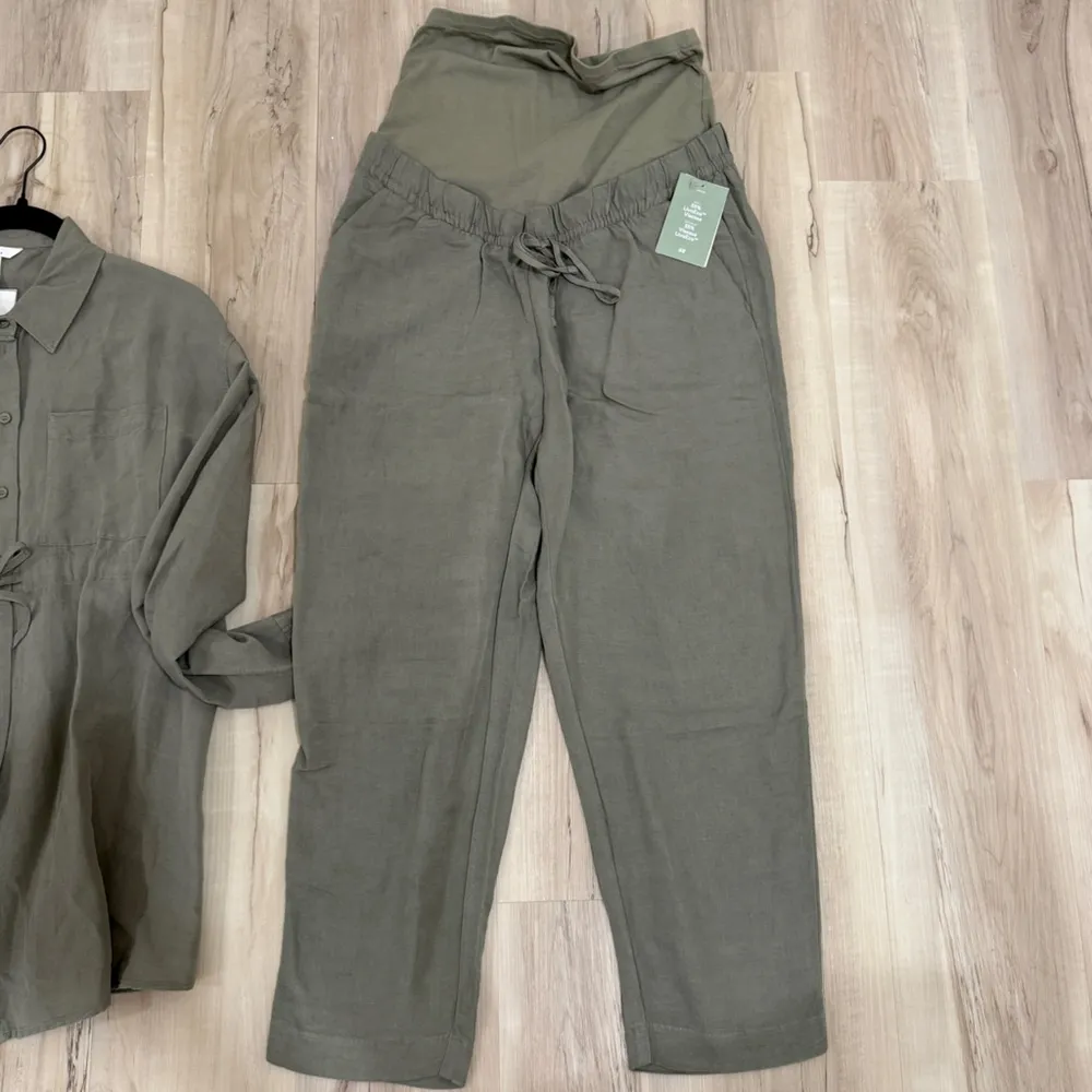 H&M Maternity Linen Set Size Small NWT - Image 4