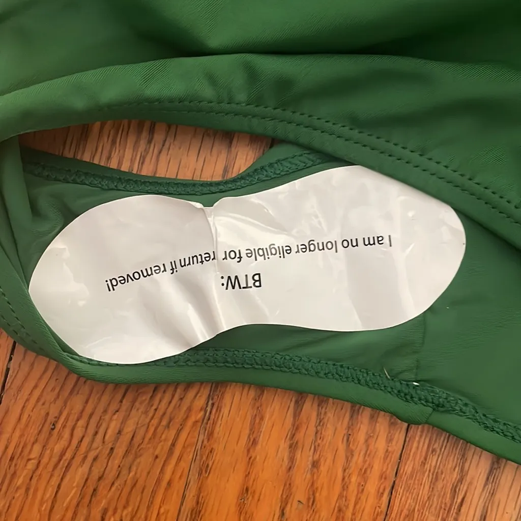 Andie x Mindy The Malibu One Piece LT Swimsuit Pesto green size M long torso NWT - Image 7