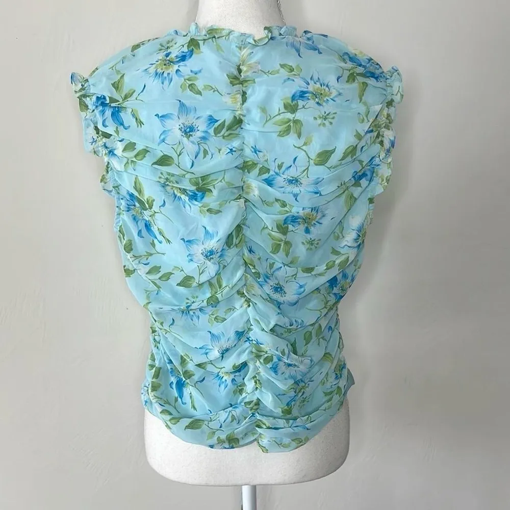 Moda International Corset Top Blue Size M - Image 3
