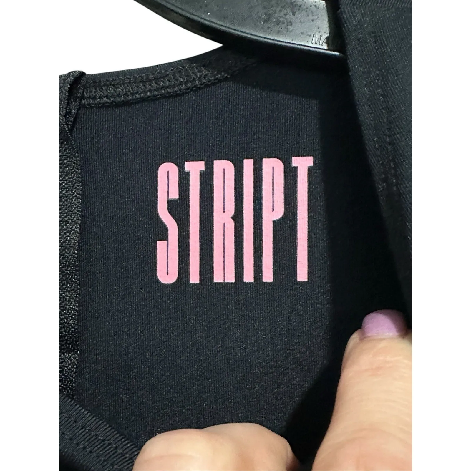 STRIPT Bodysuit Long‎ Sleeve Black Zip Compression XL NEW Surgical #E9 - Image 2