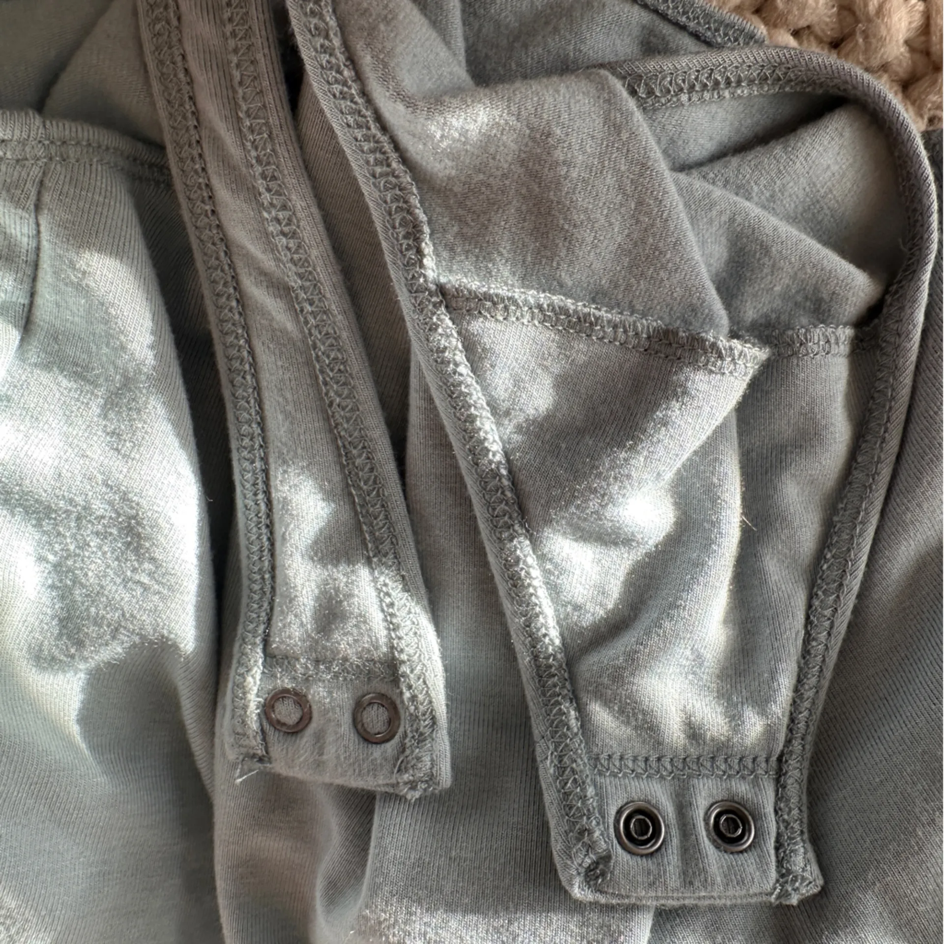 Abercrombie and Fitch Baby Blue Bodysuit Size XS - Image 4