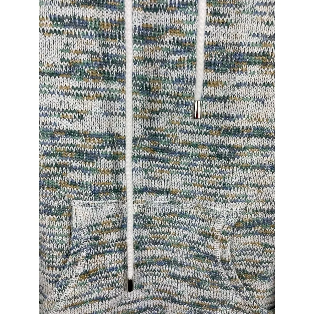 Preswick And Moore Cream Multi Color Cowl Front Pocket Pullover Sweater 3x - Image 5