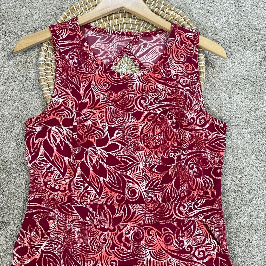 Title Nine Women’s Phantasm Dress Sleeveless Lotus Clouds Red A-Line Outdoor 8 - Image 5