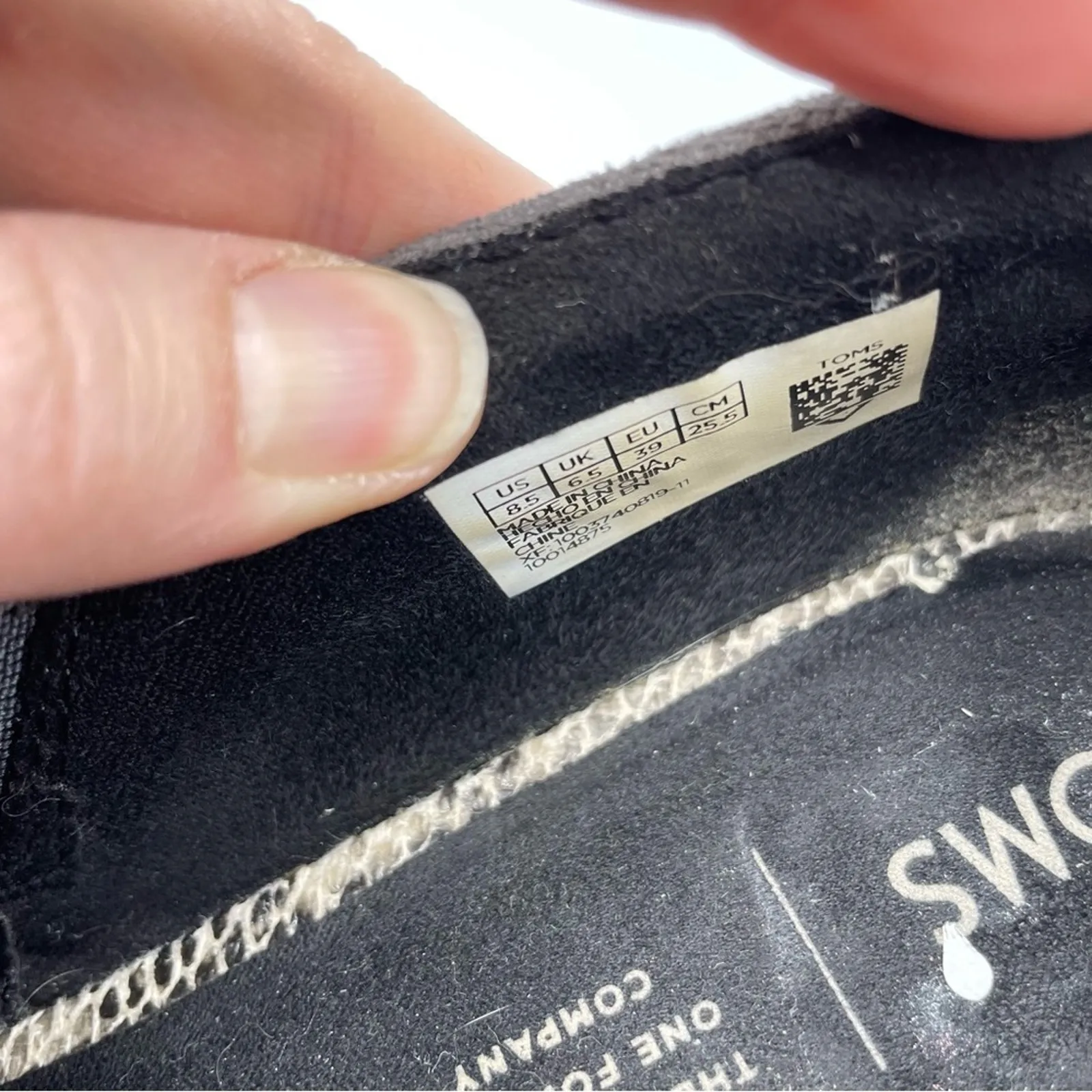 Toms Grey Snake Embossed Leather Slip On Loafer Womens 8.5 Fall Anle Boots - Image 6