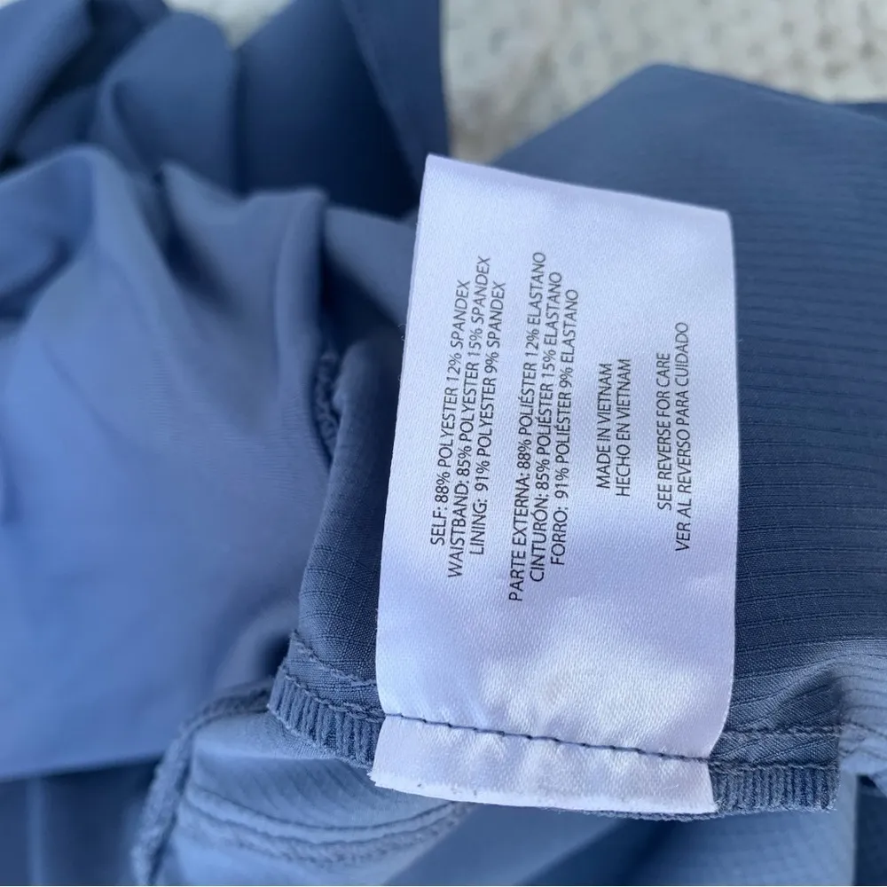 Orvis blue athletic skort sz L tenniscore golf athleisure teacher activewear - Image 6