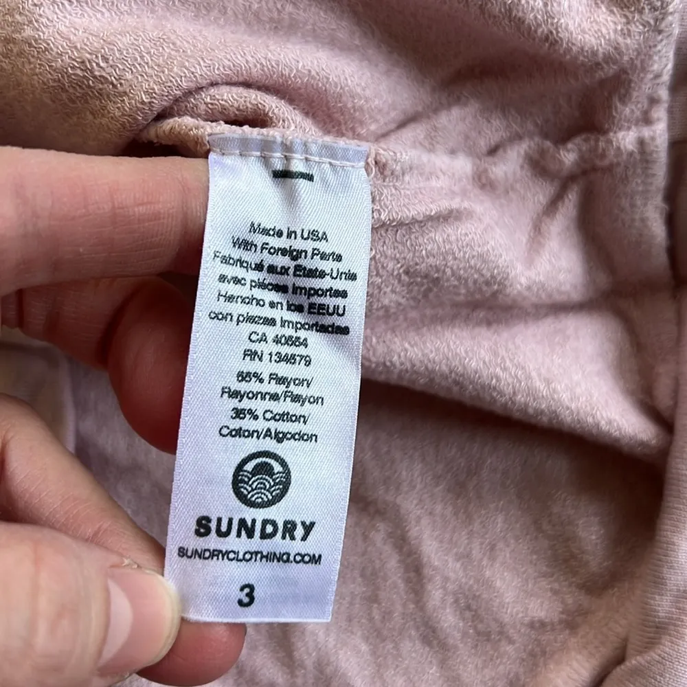 Sundry Long Sleeve sweatshirt with Star and Heart Accents - Image 3