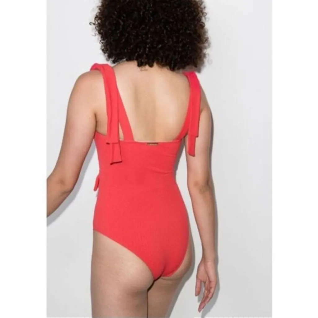 Alexandra Miro Audrey One Piece Swimsuit in Coral Red Estimated XS - Image 3