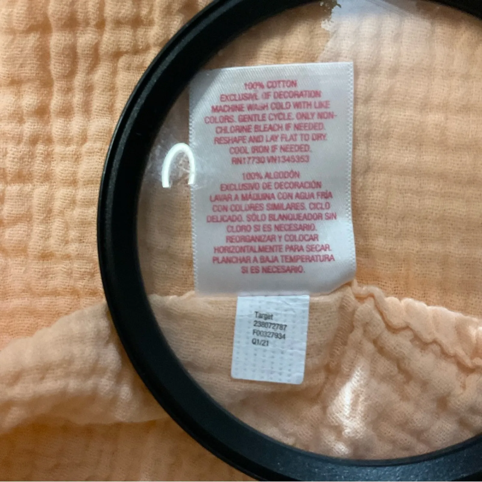 Xhilaration Peach Coverup M Resortwear Bohemian Swim Mermaid Vacation Beach - Image 9