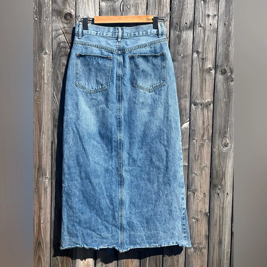 Steve Madden AVANI BLUE DENIM SKIRT - Image 13
