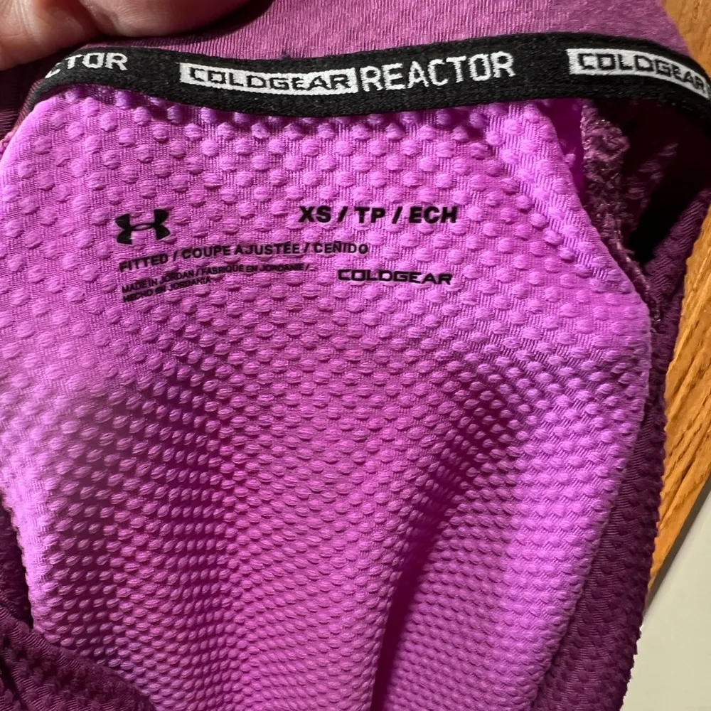 Women’s under armour 1/2 zip pull over XS - Image 6