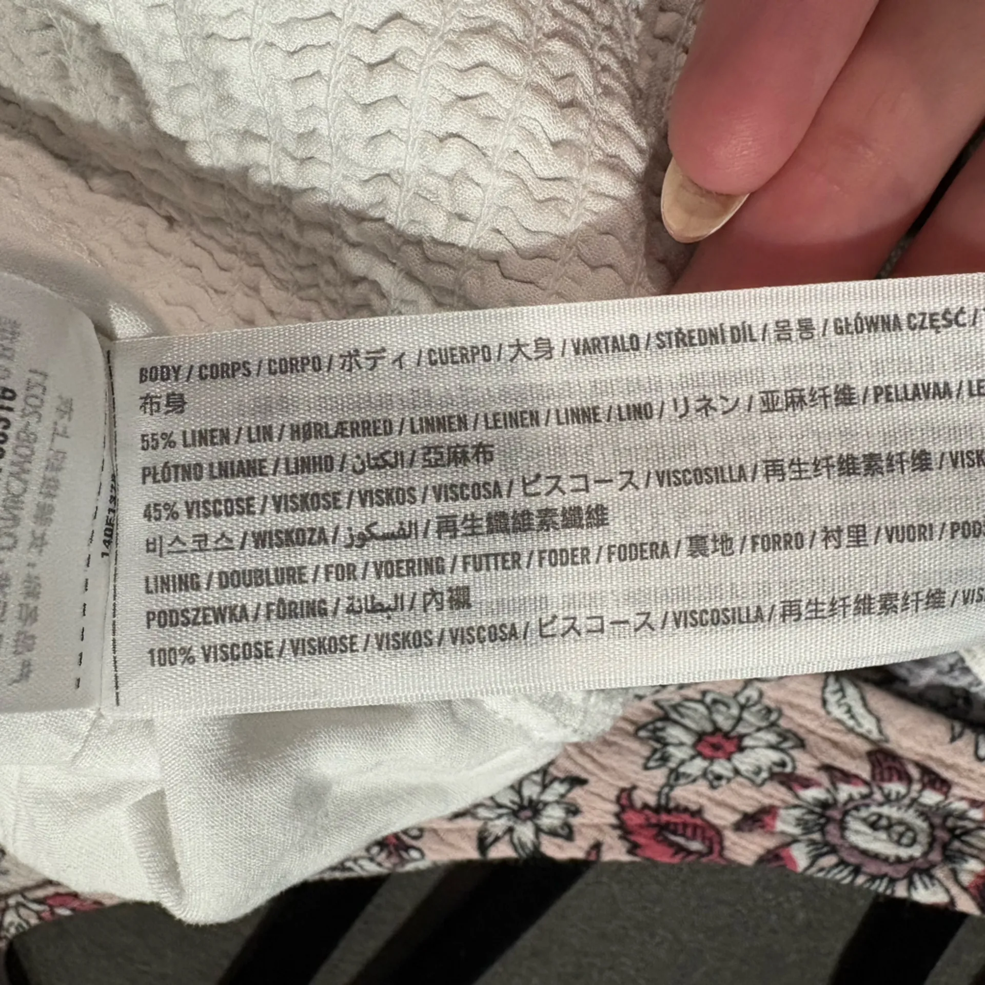 Abercrombie and Fitch White Linen Blend Crop Tank Top- Size‎ Small - Image 4