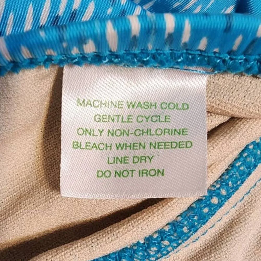 Garnet Hill Ruched Surplice Tankini Top Size 12 - Image 7