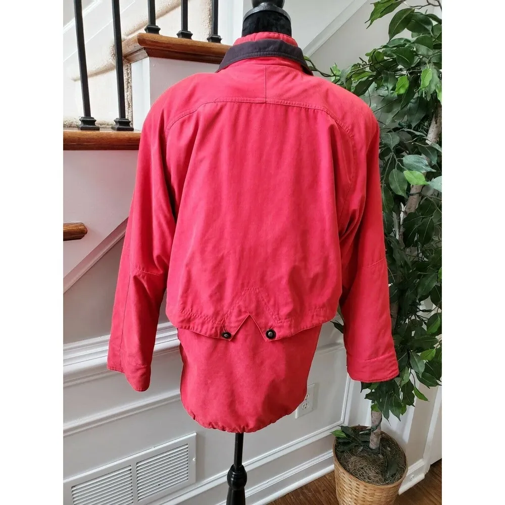 Elan Women's Red 100% Acrylic Long Sleeve Full Zip Front Casual Jacket Size S - Image 7