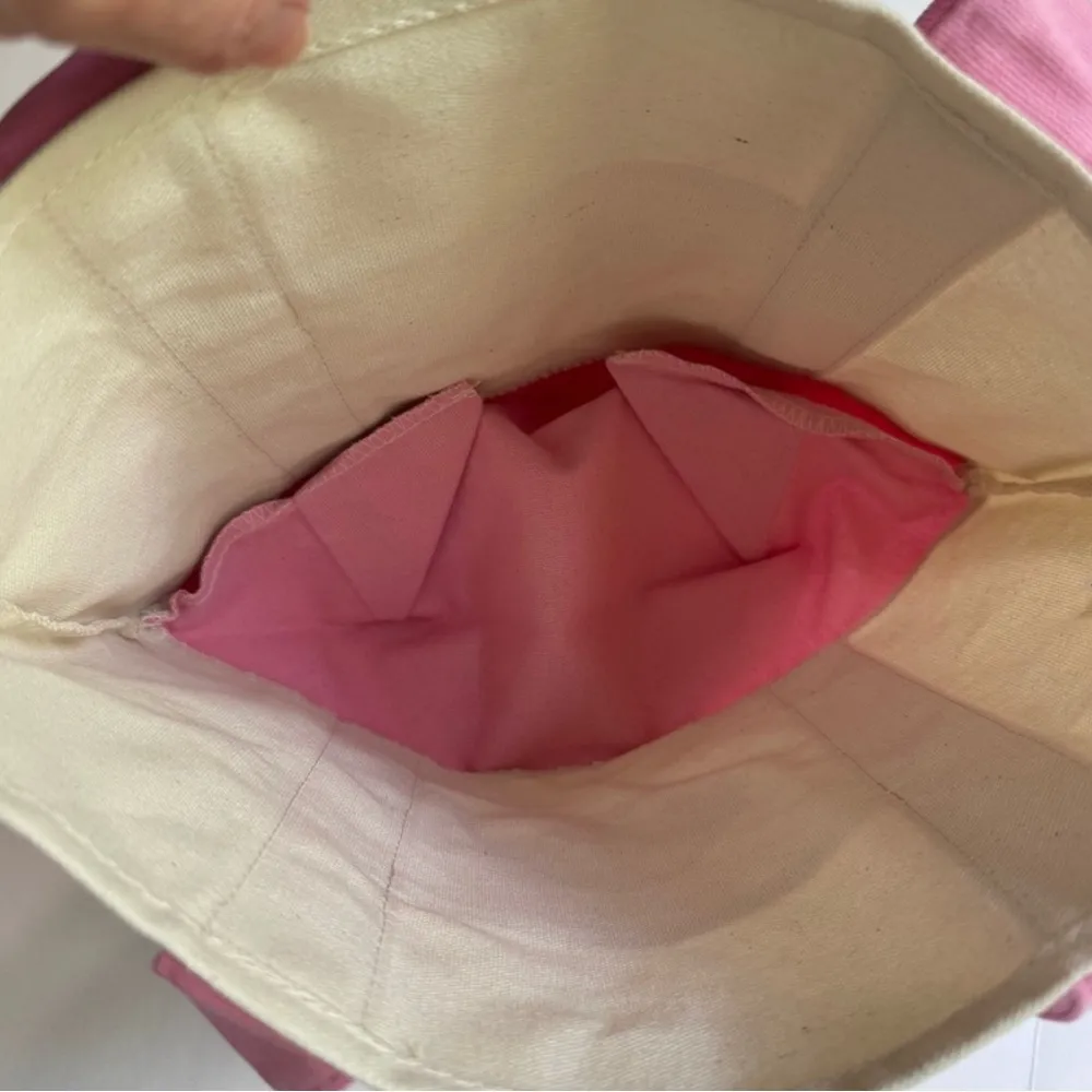 Trader Joe's Pink and Cream Mini Pastel
Canvas Tote Bag Limited Edition - Image 6