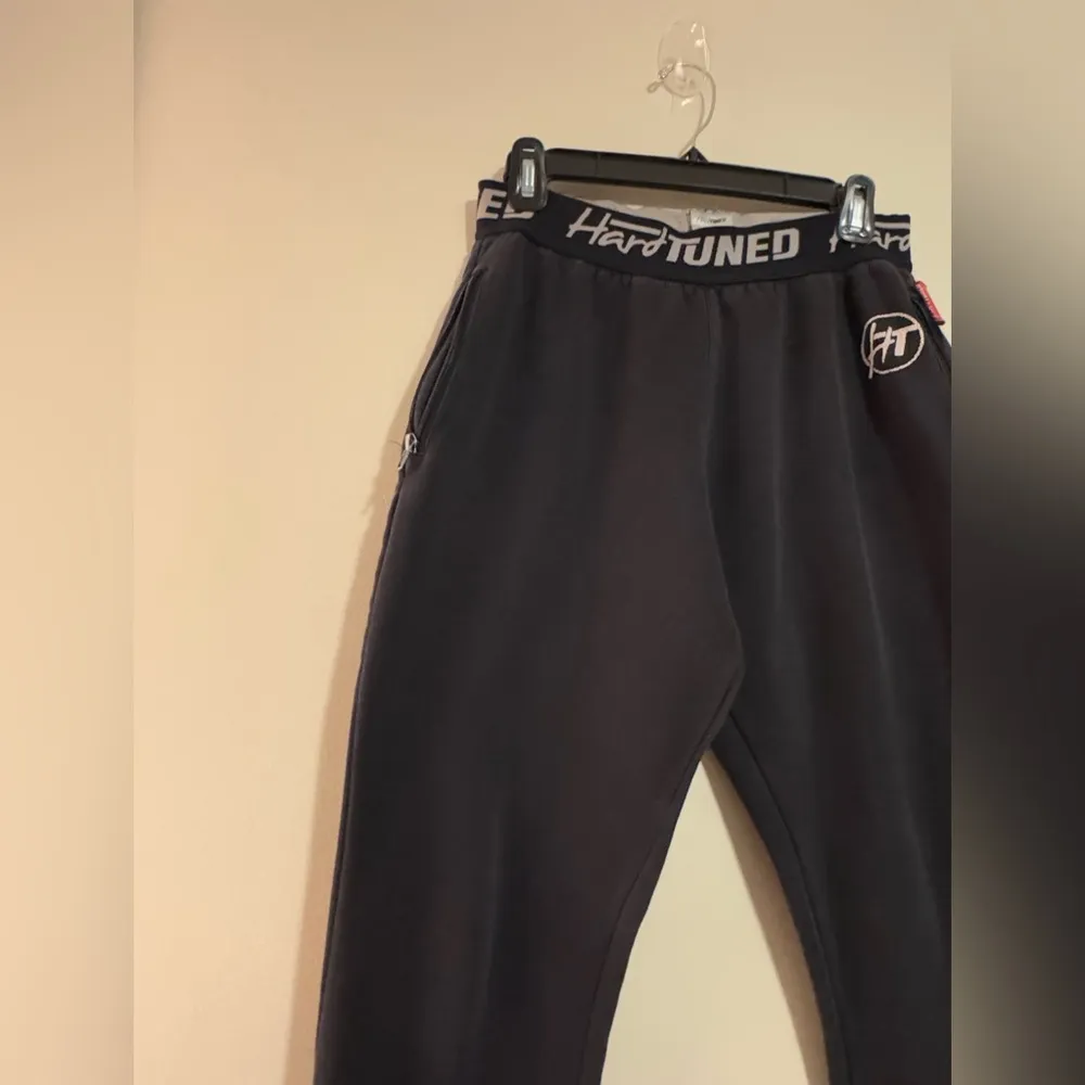 Preloved HardTuned Black and White Power Over Trackies size medium - Image 2