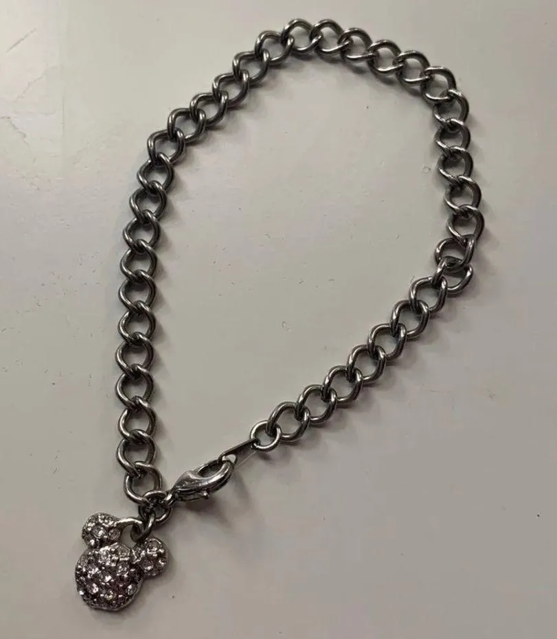 Mickey Mouse ears silver Bracelet - Image 2