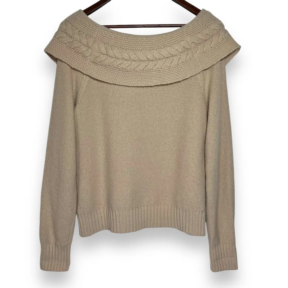 Lauren Ralph Lauren Lambswool Angora Rabbit Hair Cashmere Blend  Knit Sweater M‎ - Image 5