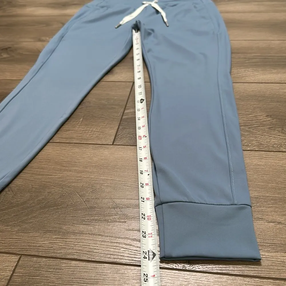 Halara Softlyzero Plush High Waisted Drawstring Side Pocket Joggers Blue SP - Image 9