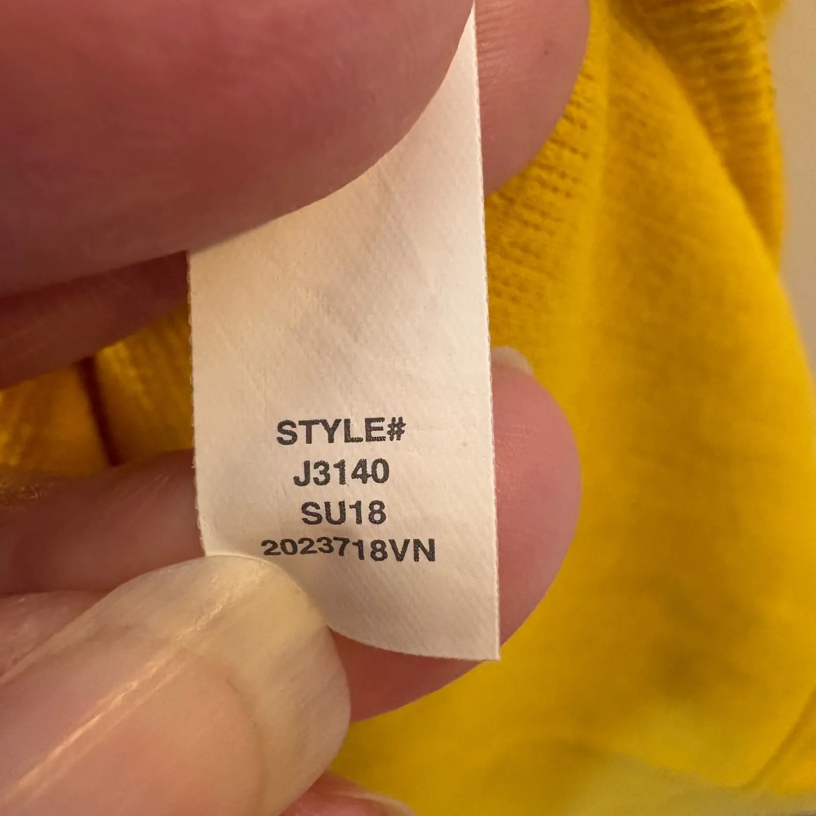 Madewell Crosshatch Side-Tie Mini Dress in Mustard Yellow Size o - Image 7