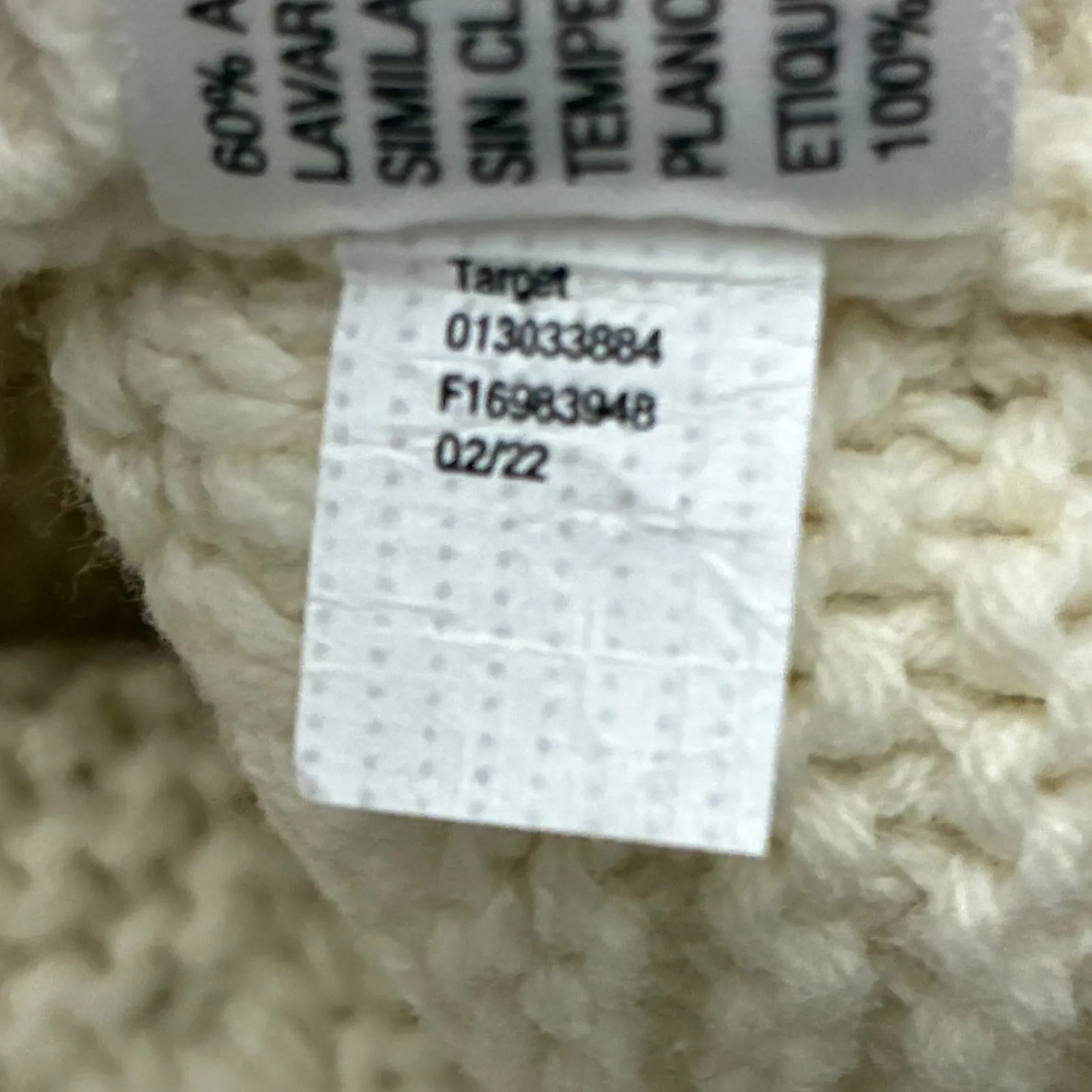 Universal Thread Cotton Knit Sweater Womens XS Cream Cozy Clean Girl Minimalist - Image 8