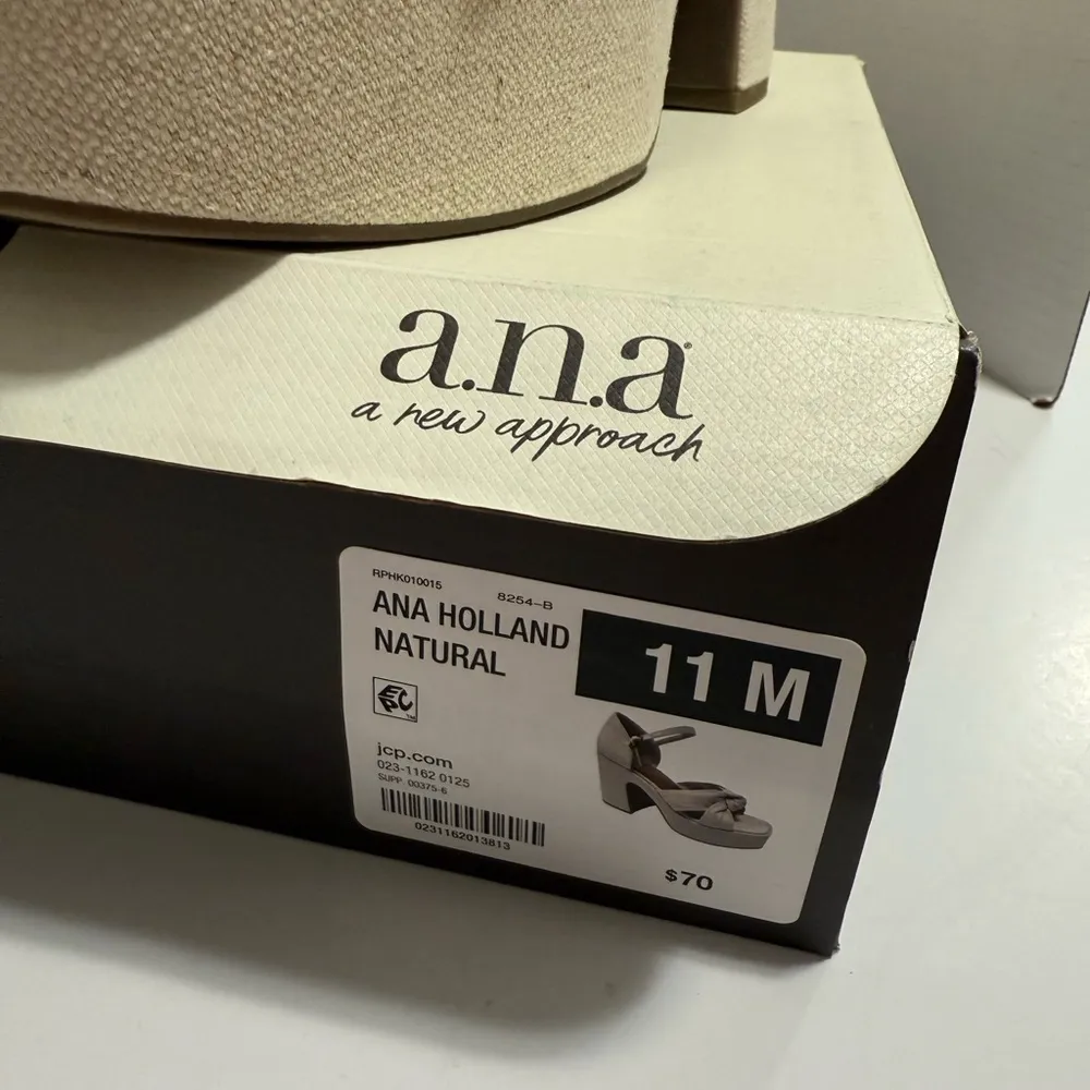 A New Approach A.N.A Holland Natural Chunky Heeled Platform Heel NWT Size 11 - Image 7
